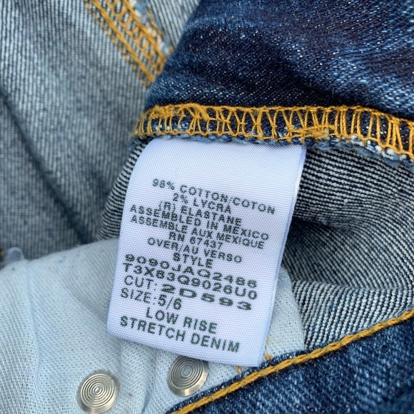 Ralph Lauren Polo Jeans Company Low Rise Jeans 5/6 - Picture 3 of 5